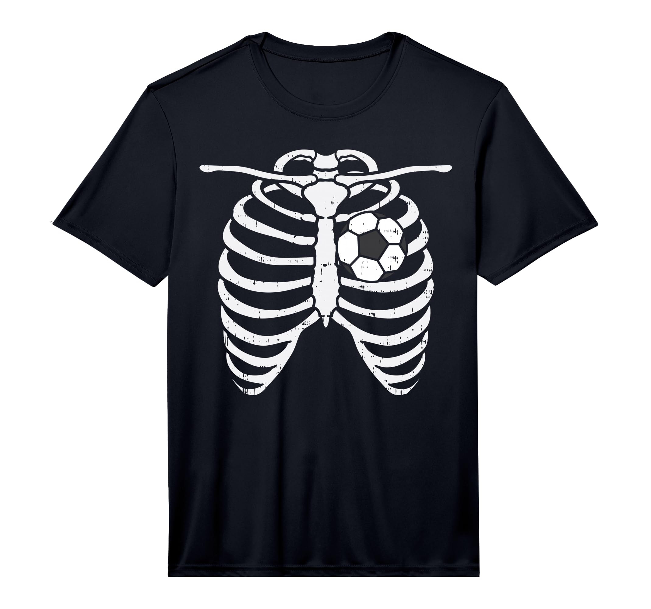 Soccer Heart Skeleton Ribs X Ray T-Shirt - Casual Everyday Wear Unisex - T-Shirt, Sweatshirt, Hoodie