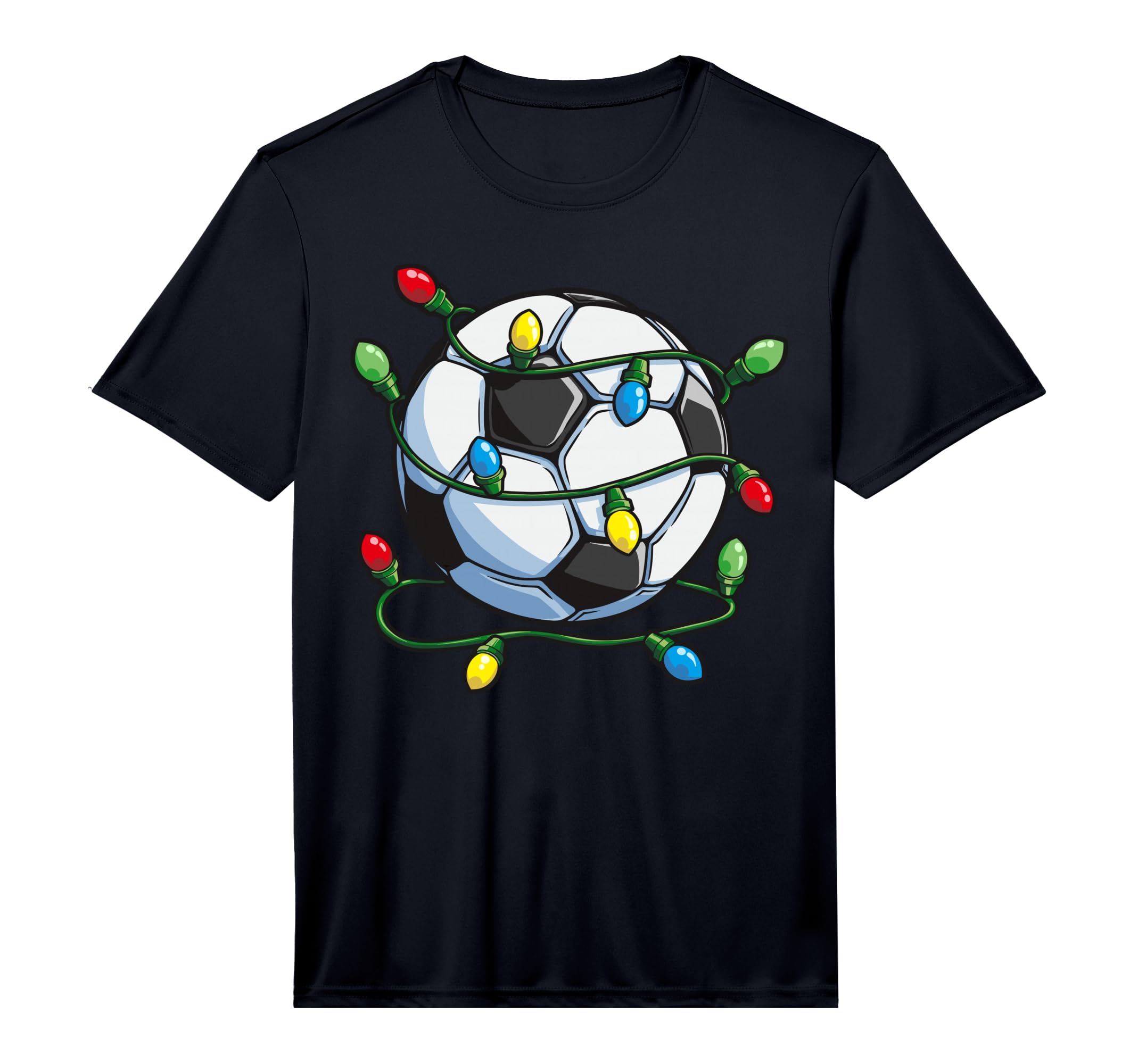 Soccer Ball Lights Funny Sport T-Shirt - Graphic Print for Adults - T-Shirt, Sweatshirt, Hoodie