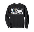 Ball Grandma Heart Volleyball Soccer Sweatshirt - Minimalist Print Unisex - T-Shirt, Sweatshirt, Hoodie