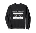 80S 90S Cassette Mixtape Sweatshirt - Custom Art Print Unisex - T-Shirt, Sweatshirt, Hoodie
