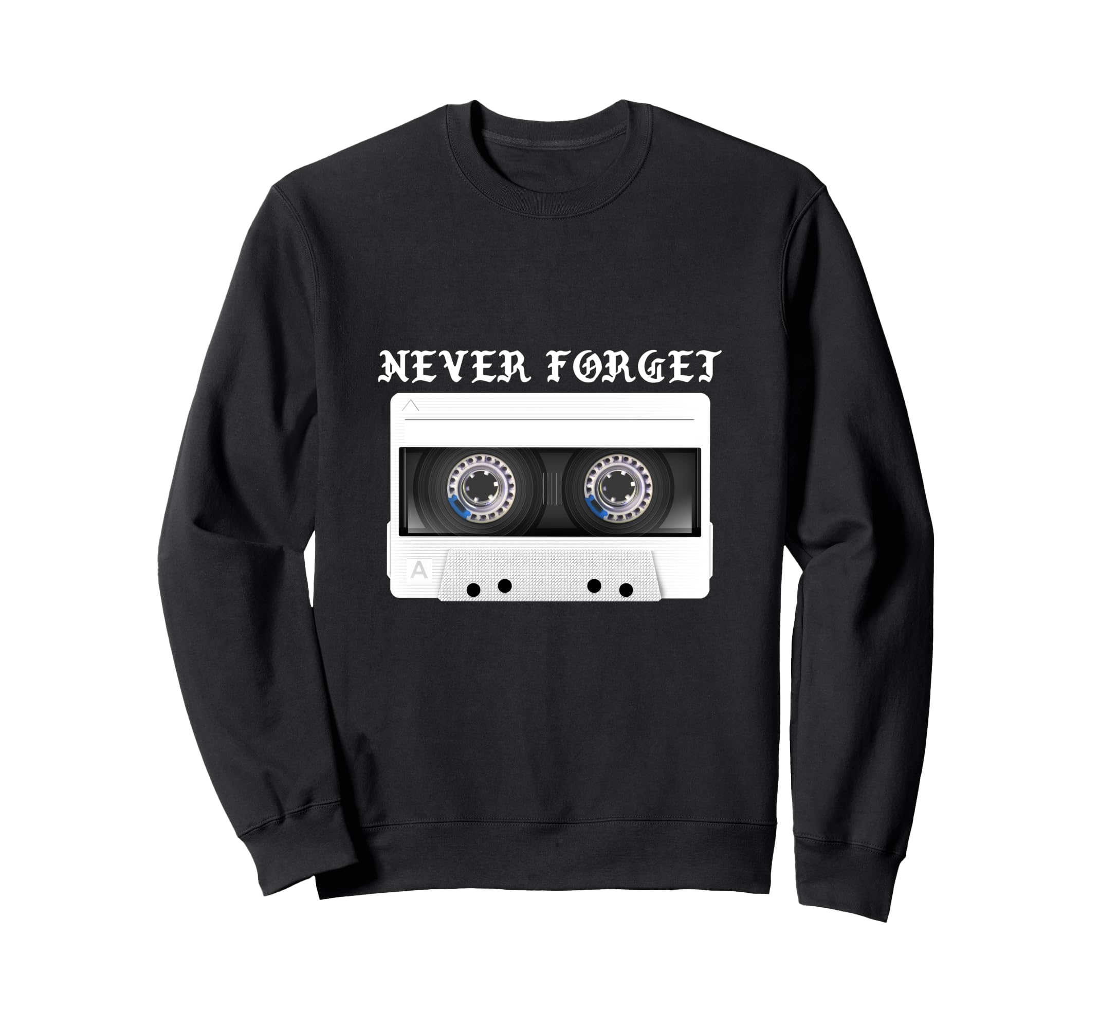 80S 90S Cassette Mixtape Sweatshirt - Custom Art Print Unisex - T-Shirt, Sweatshirt, Hoodie