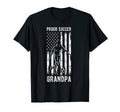 Proud Soccer Grandpa Usa Flag Family T-Shirt - Minimalist Print Unisex - T-Shirt, Sweatshirt, Hoodie