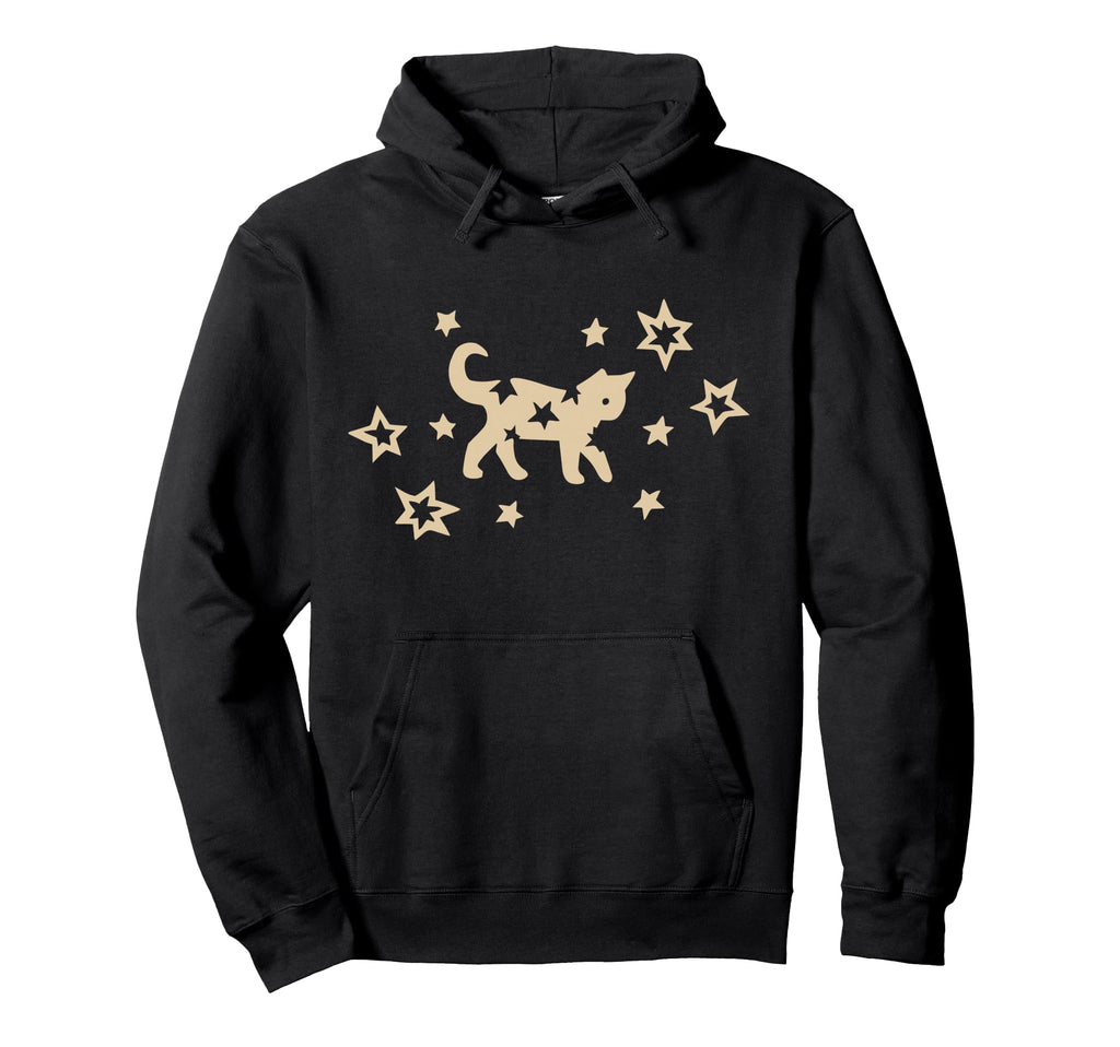 90S Y2K Scary Kitten Cat Grunge Stars Hoodie - Trendy Graphic Men Women - T-Shirt, Sweatshirt, Hoodie