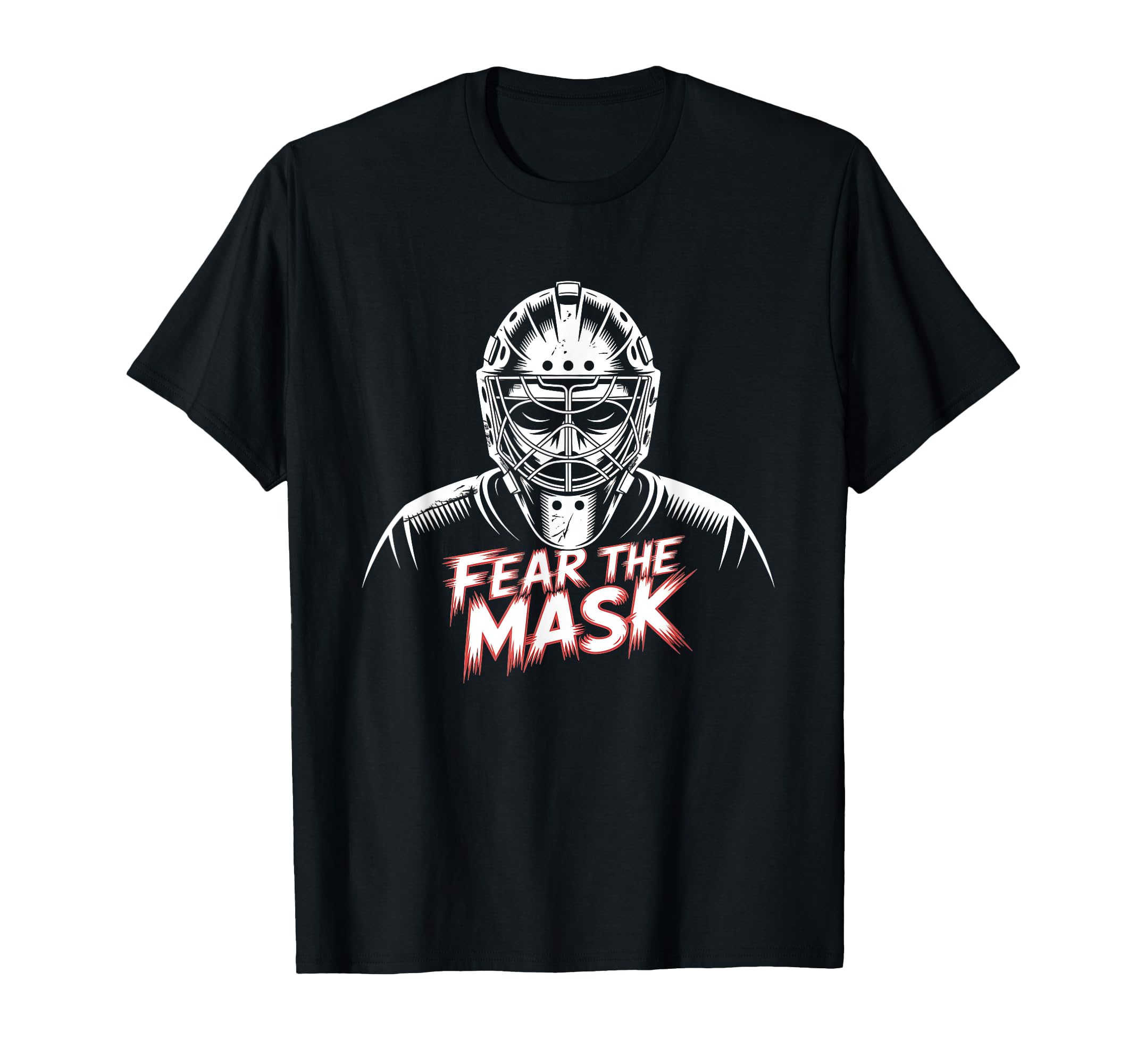 Hockey Player Halloween Penalty Box T-Shirt - Minimalist Print Men Women - T-Shirt, Sweatshirt, Hoodie