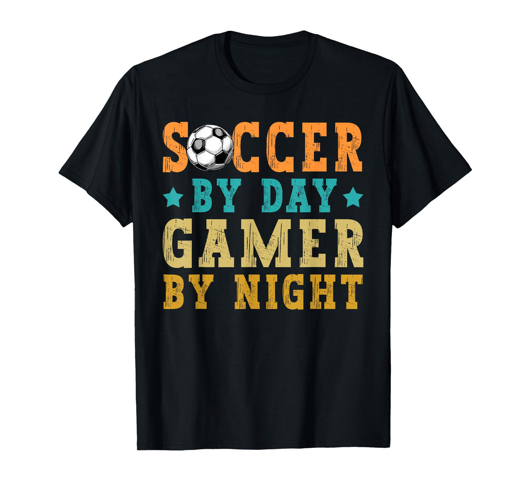 Soccer Day Gamer Night Funny Soccer T-Shirt - Custom Art Print Unisex - T-Shirt, Sweatshirt, Hoodie