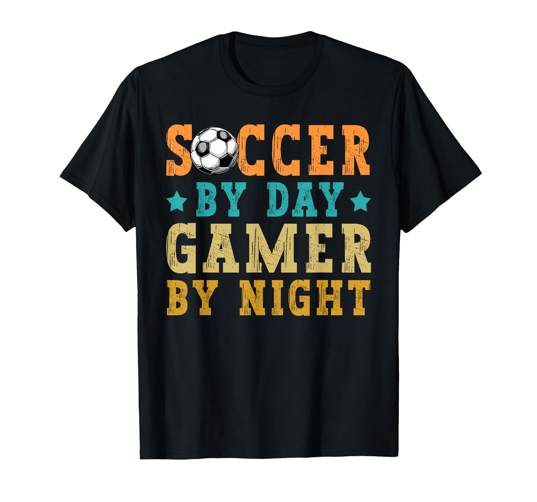 Soccer Day Gamer Night Funny Soccer T-Shirt - Custom Art Print Unisex - T-Shirt, Sweatshirt, Hoodie