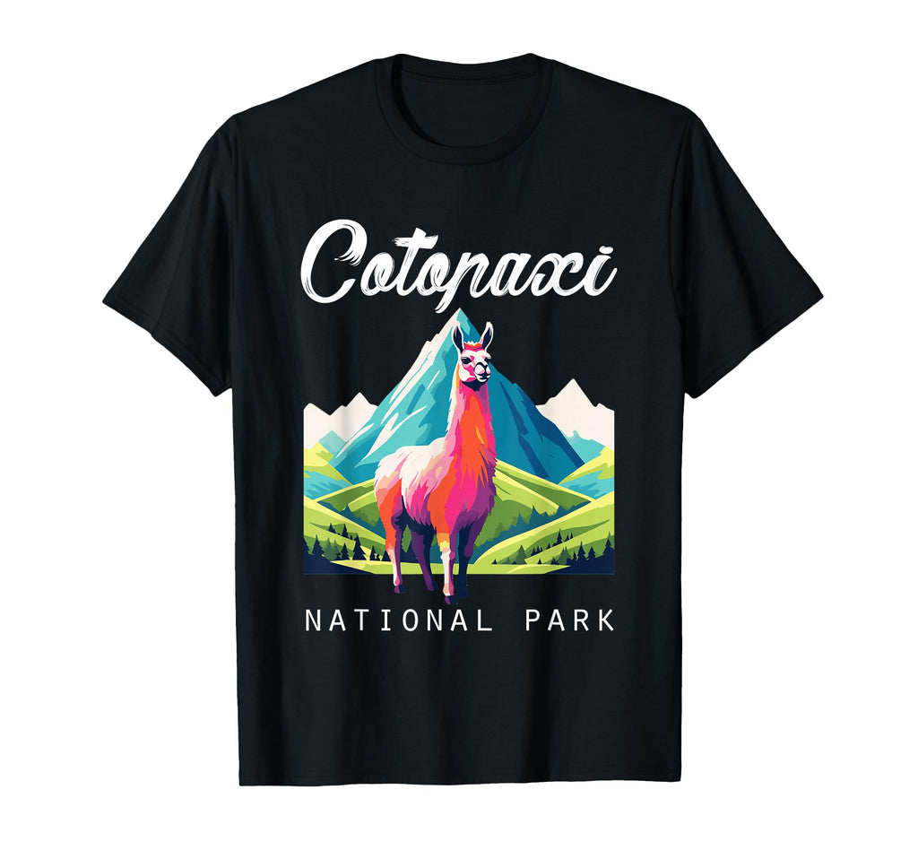 Ecuador Cotopaxi National Park Llama T-Shirt - Unique Graphic Unisex - T-Shirt, Sweatshirt, Hoodie