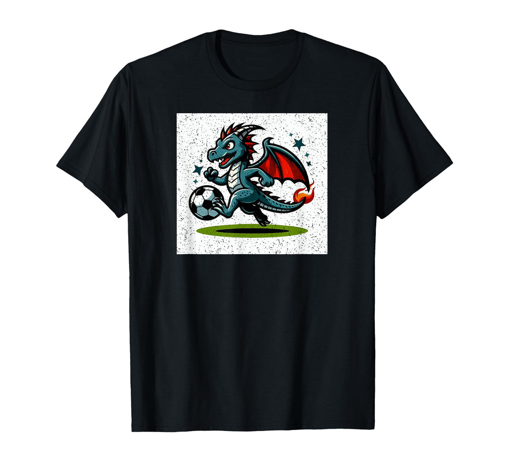 Dragon Loves Soccer T-Shirt - Streetwear Style Men Women - T-Shirt, Sweatshirt, Hoodie