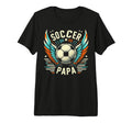 Soccer Papa Family Matching Dad T-Shirt - Custom Art Print Men Women - T-Shirt, Sweatshirt, Hoodie