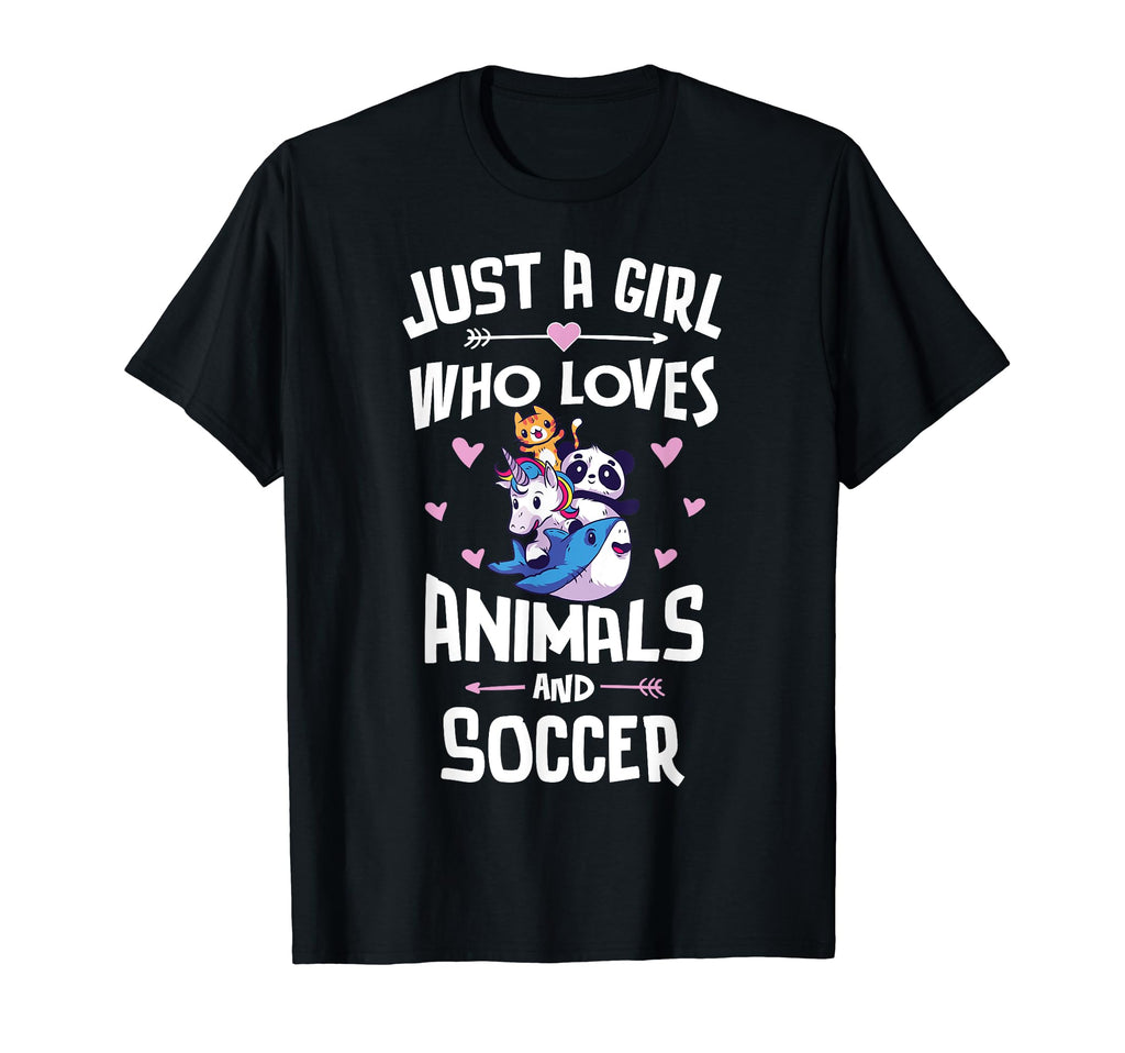 Animals And Soccer Gifts T-Shirt - Minimalist Print for Adults - T-Shirt, Sweatshirt, Hoodie