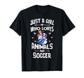 Animals And Soccer Gifts T-Shirt - Minimalist Print for Adults - T-Shirt, Sweatshirt, Hoodie