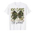 100 Days School Camo Coquette Bow T-Shirt - Custom Art Print Men Women - T-Shirt, Sweatshirt, Hoodie