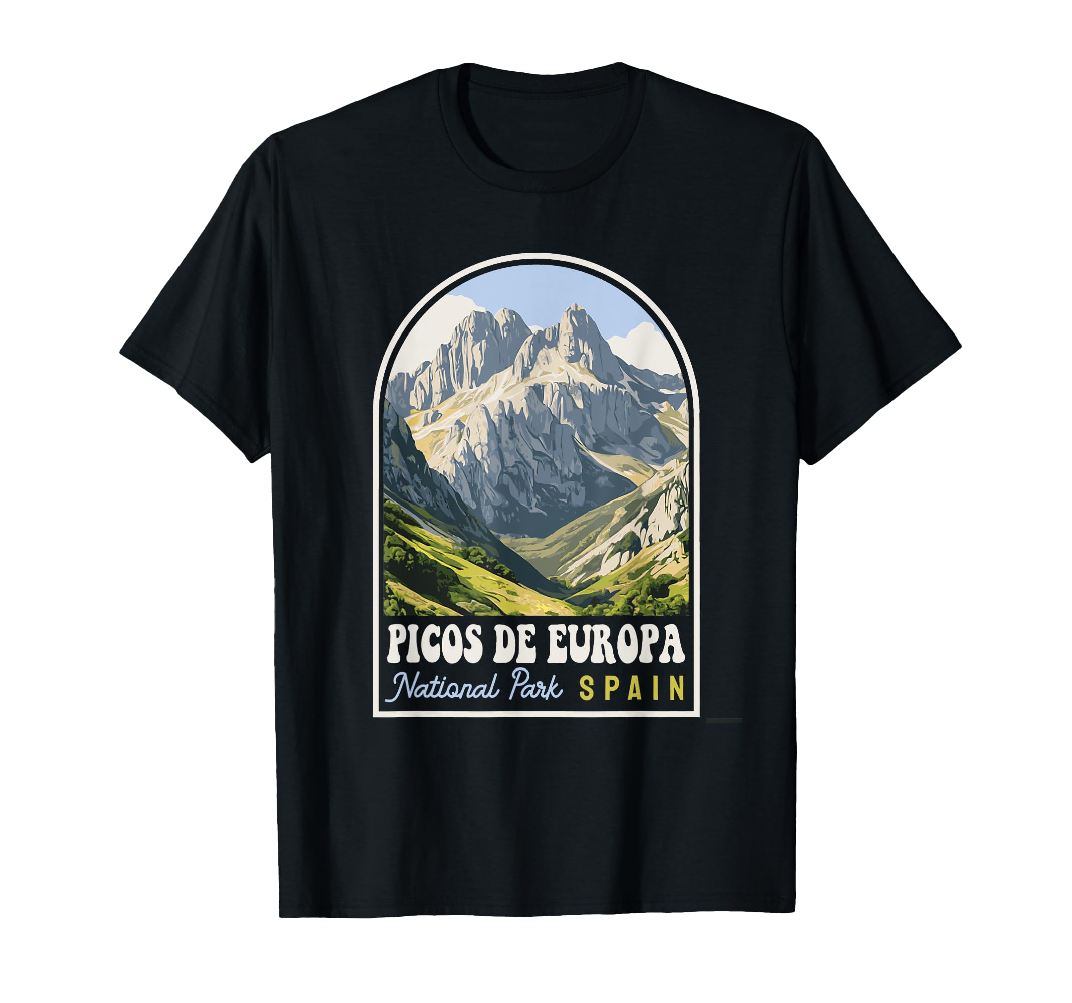 Picos De Europa National Park Spain T-Shirt - Minimalist Print Men Women - T-Shirt, Sweatshirt, Hoodie