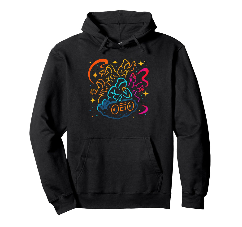 Cosmic Cipher Hip Hop Flow Old Hoodie - Fun Novelty Design for Adults - T-Shirt, Sweatshirt, Hoodie
