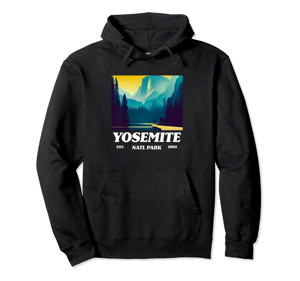 Yosemite Yosemite National Park Hoodie - Trendy Graphic Men Women - T-Shirt, Sweatshirt, Hoodie
