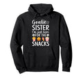 Funny Soccer Goalie Sister Soccer Hoodie - Unique Graphic Men Women - T-Shirt, Sweatshirt, Hoodie