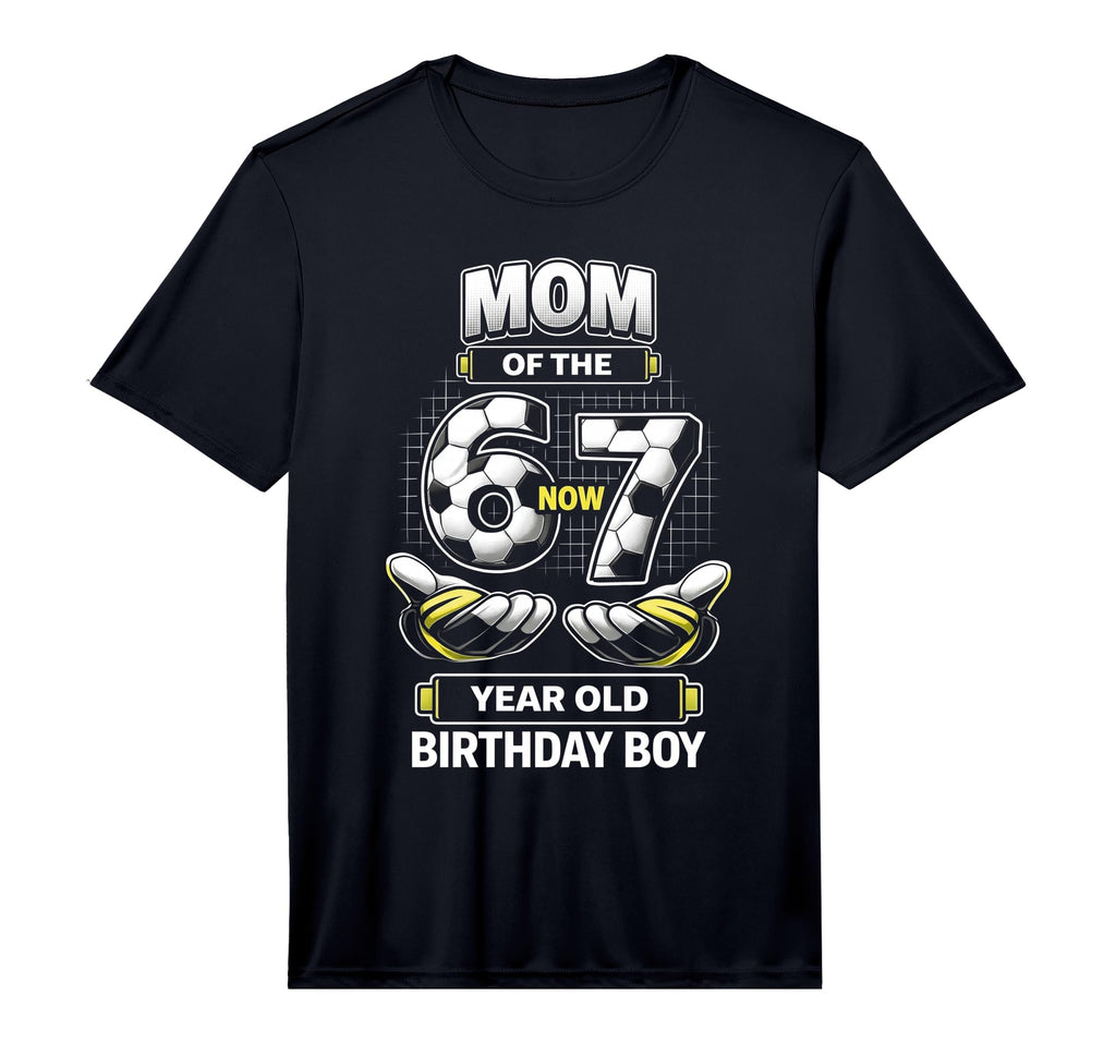 Birthday I Was 6 Now Im 7 Six Seven Soccer T-Shirt - Trendy Graphic Unisex - T-Shirt, Sweatshirt, Hoodie