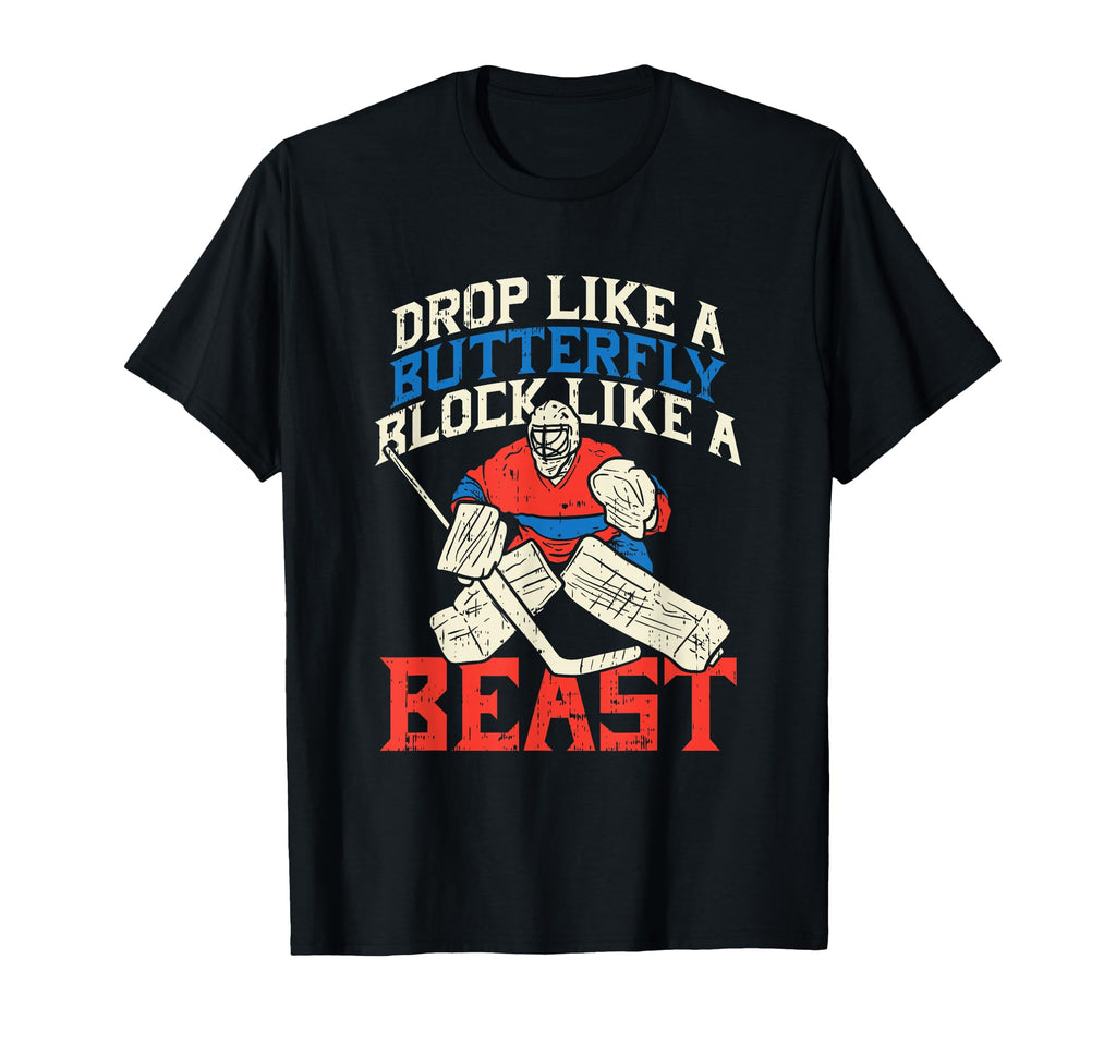 Ice Hockey Goalkeeper Goalie Keeper T-Shirt - Custom Art Print for Adults - T-Shirt, Sweatshirt, Hoodie