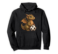 Funny Dragon Soccer Ball Hoodie - Streetwear Style Men Women - T-Shirt, Sweatshirt, Hoodie