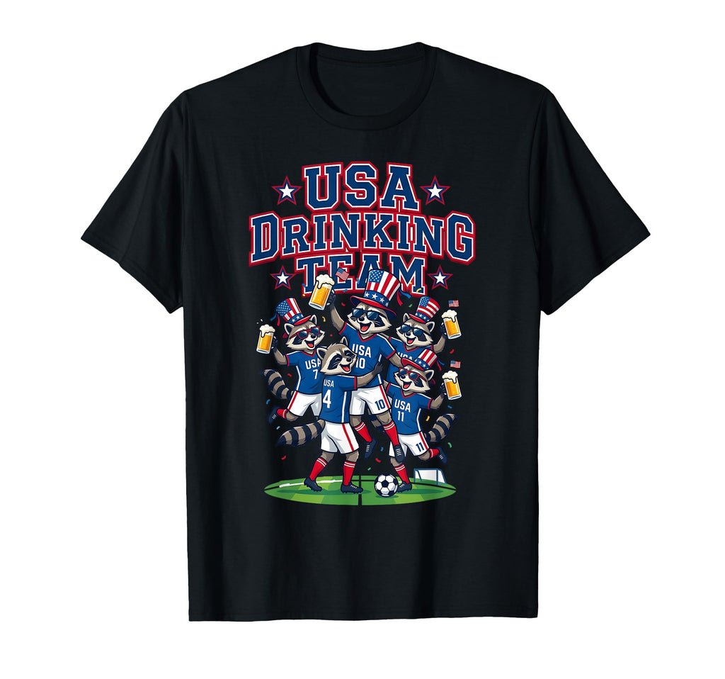 Usa Raccoon Soccer Tournament 2016 T-Shirt - Fun Novelty Design Unisex - T-Shirt, Sweatshirt, Hoodie