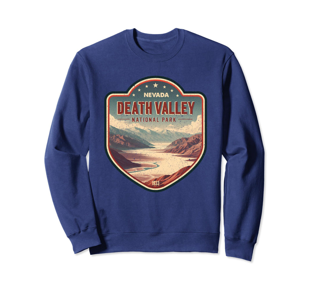 Death Valley National Park Badge Sweatshirt - Minimalist Print Unisex - T-Shirt, Sweatshirt, Hoodie