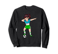 Dabbing Soccer Uzbekistan Jersey Sweatshirt - Streetwear Style Men Women - T-Shirt, Sweatshirt, Hoodie