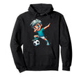 Funny Dabbing Dab Soccer Player Soccer Hoodie - Graphic Print Unisex - T-Shirt, Sweatshirt, Hoodie