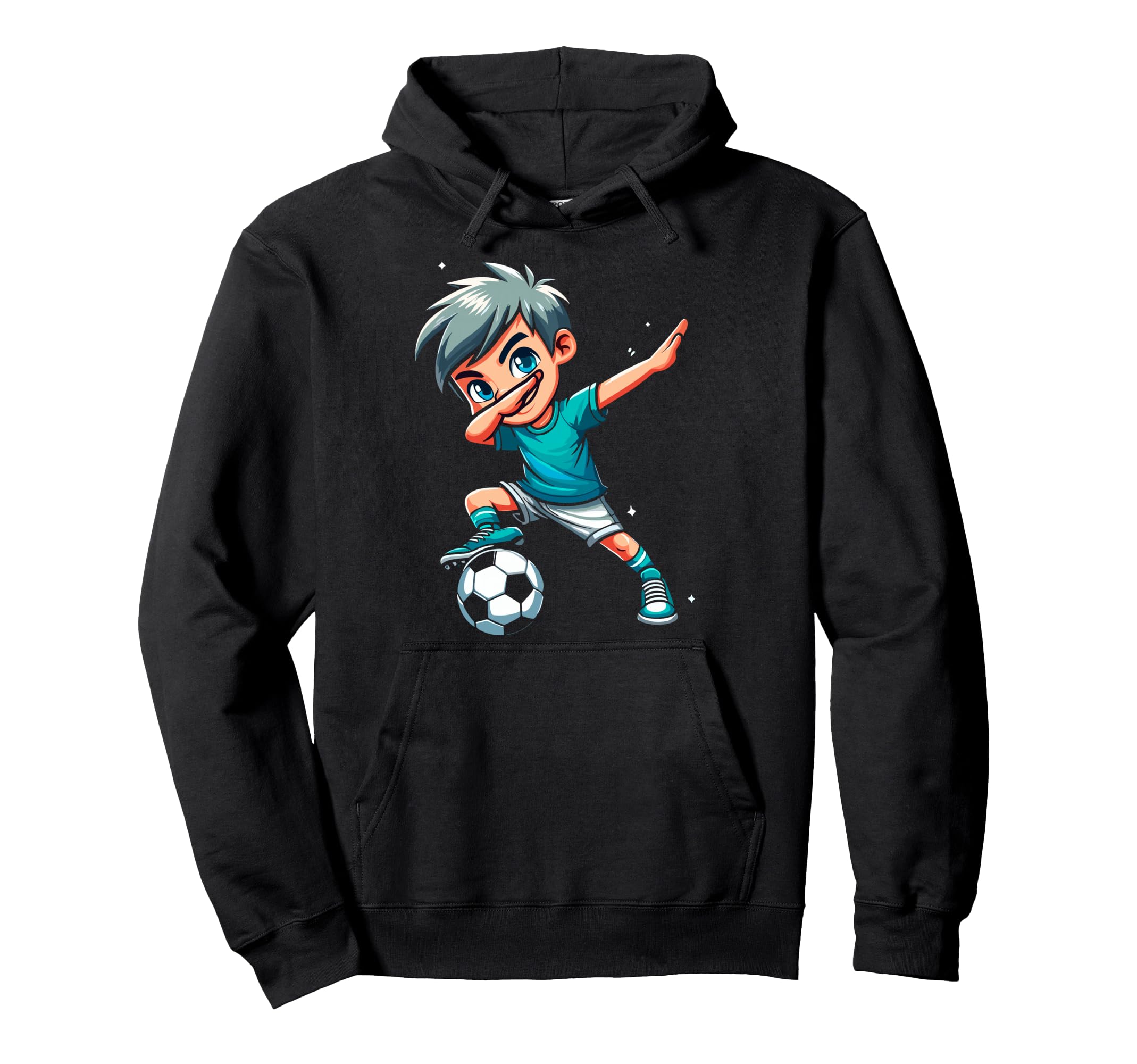 Funny Dabbing Dab Soccer Player Soccer Hoodie - Unique Graphic Men Women - T-Shirt, Sweatshirt, Hoodie