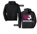 Soccer Heart Love Heartbeat Outfit Hoodie - Aesthetic Graphic Men Women - T-Shirt, Sweatshirt, Hoodie