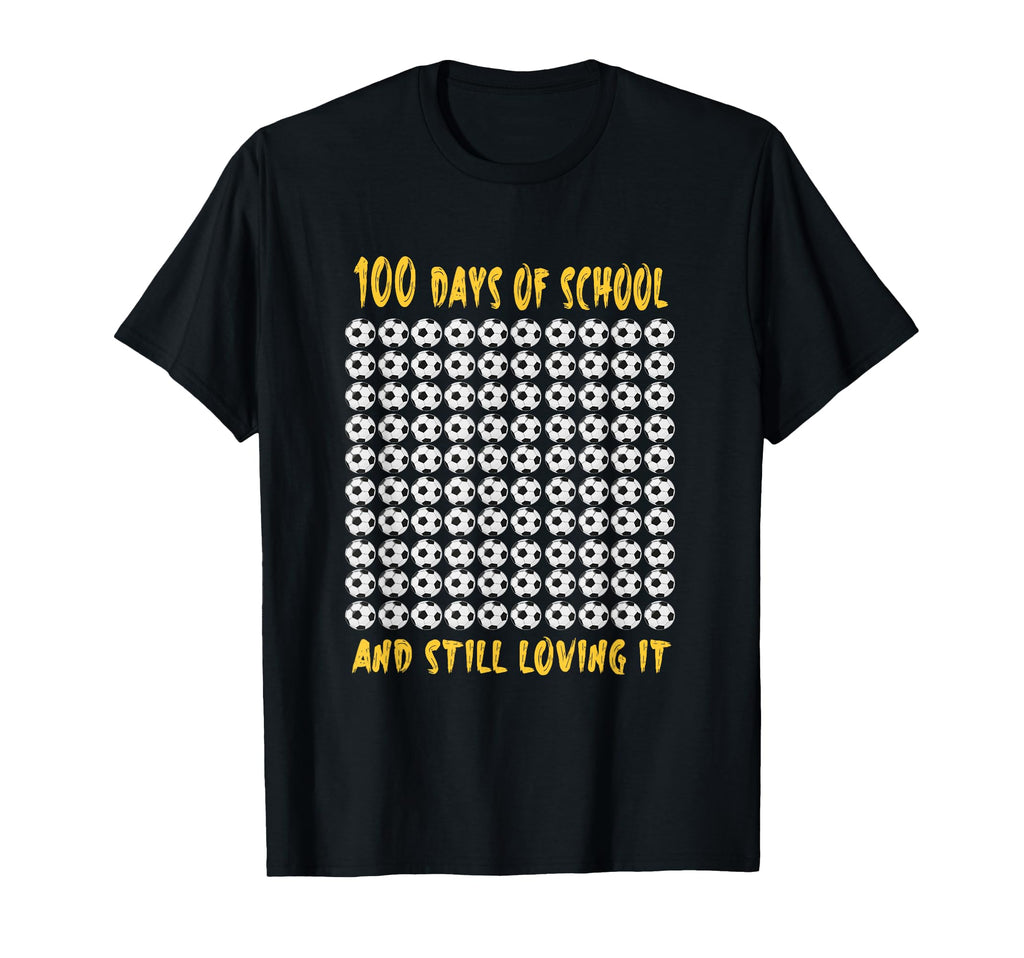 100Th Day School Outfit Who Love Soccer T-Shirt - Fun Novelty Design Unisex - T-Shirt, Sweatshirt, Hoodie