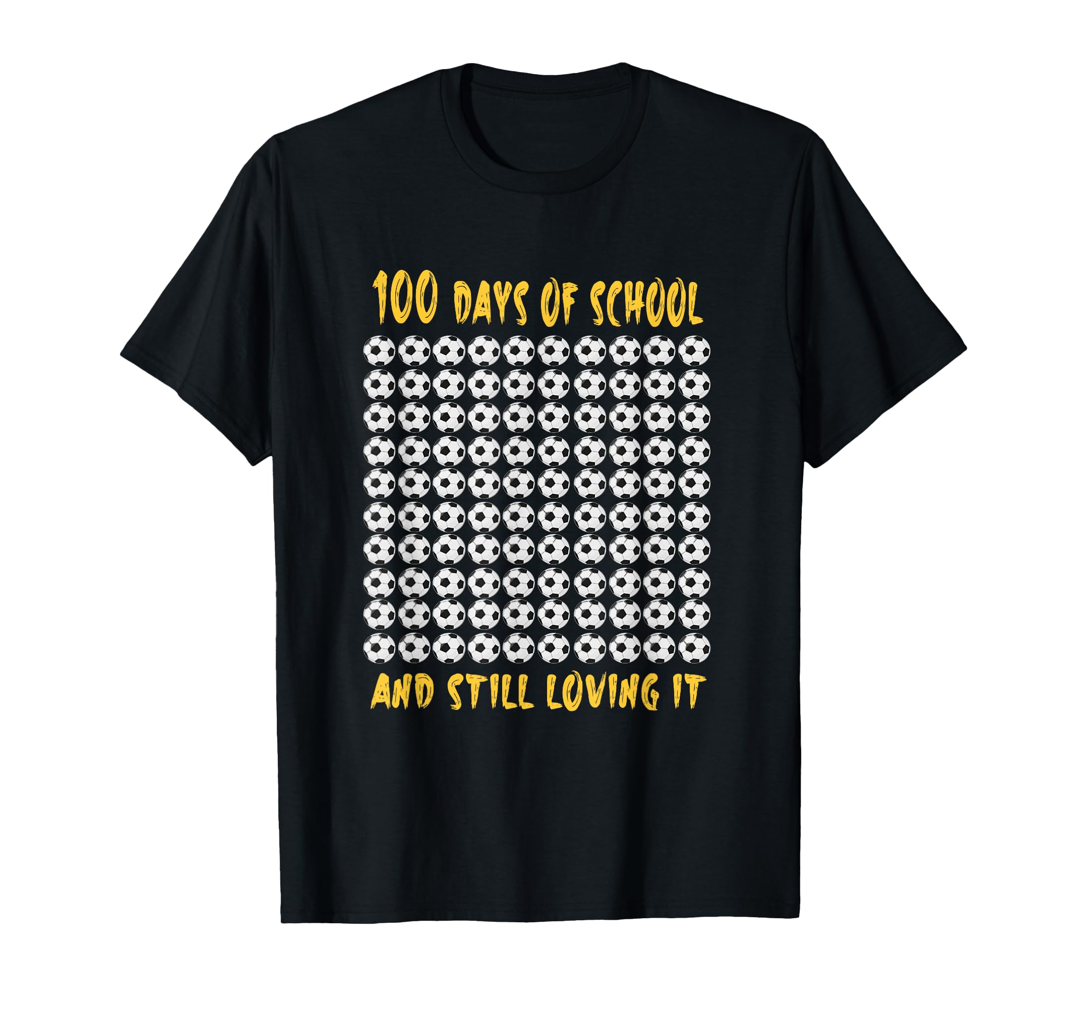 100Th Day School Outfit Who Love Soccer T-Shirt - Fun Novelty Design Unisex - T-Shirt, Sweatshirt, Hoodie