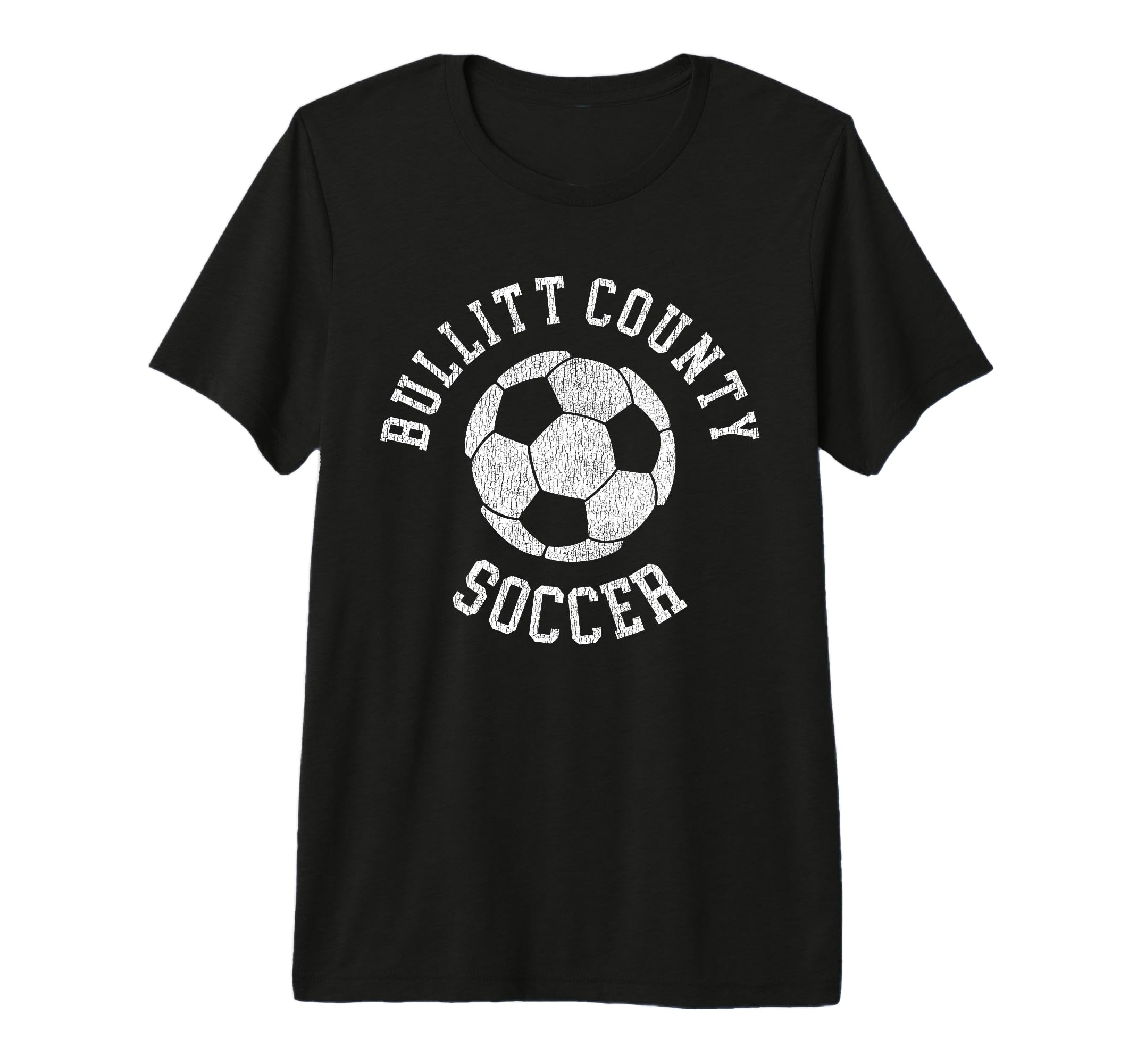 Bullitt County Soccer Distressed 90S Tri T-Shirt - Streetwear Style Unisex - T-Shirt, Sweatshirt, Hoodie