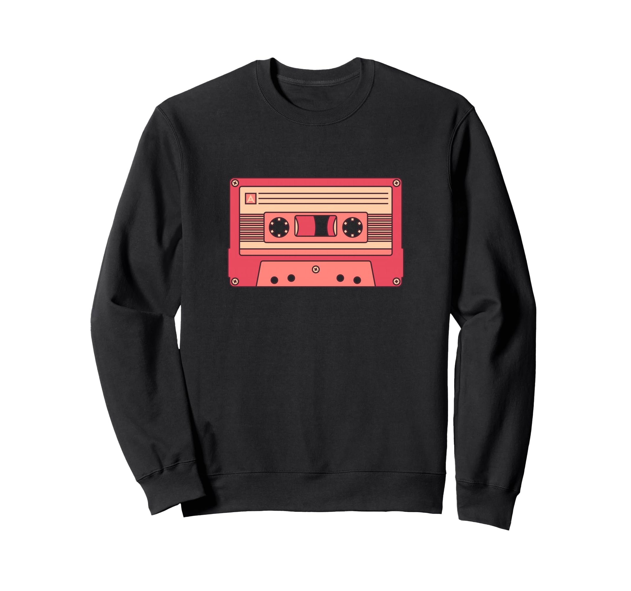 Music Cassette Tape Colored Sweatshirt - Casual Everyday Wear Men Women - T-Shirt, Sweatshirt, Hoodie