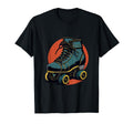 Rollerblading French Roller Skates T-Shirt - Custom Art Print Men Women - T-Shirt, Sweatshirt, Hoodie