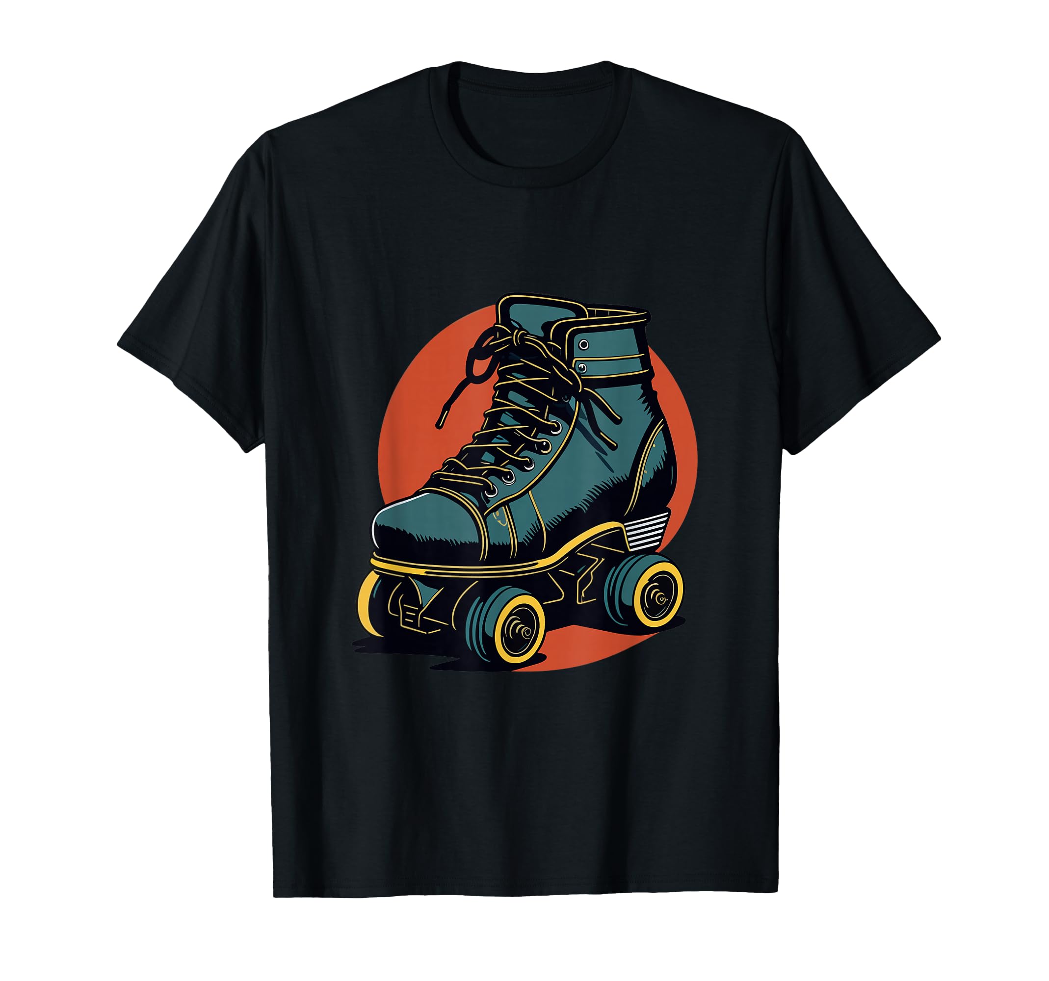 Rollerblading French Roller Skates T-Shirt - Custom Art Print Men Women - T-Shirt, Sweatshirt, Hoodie
