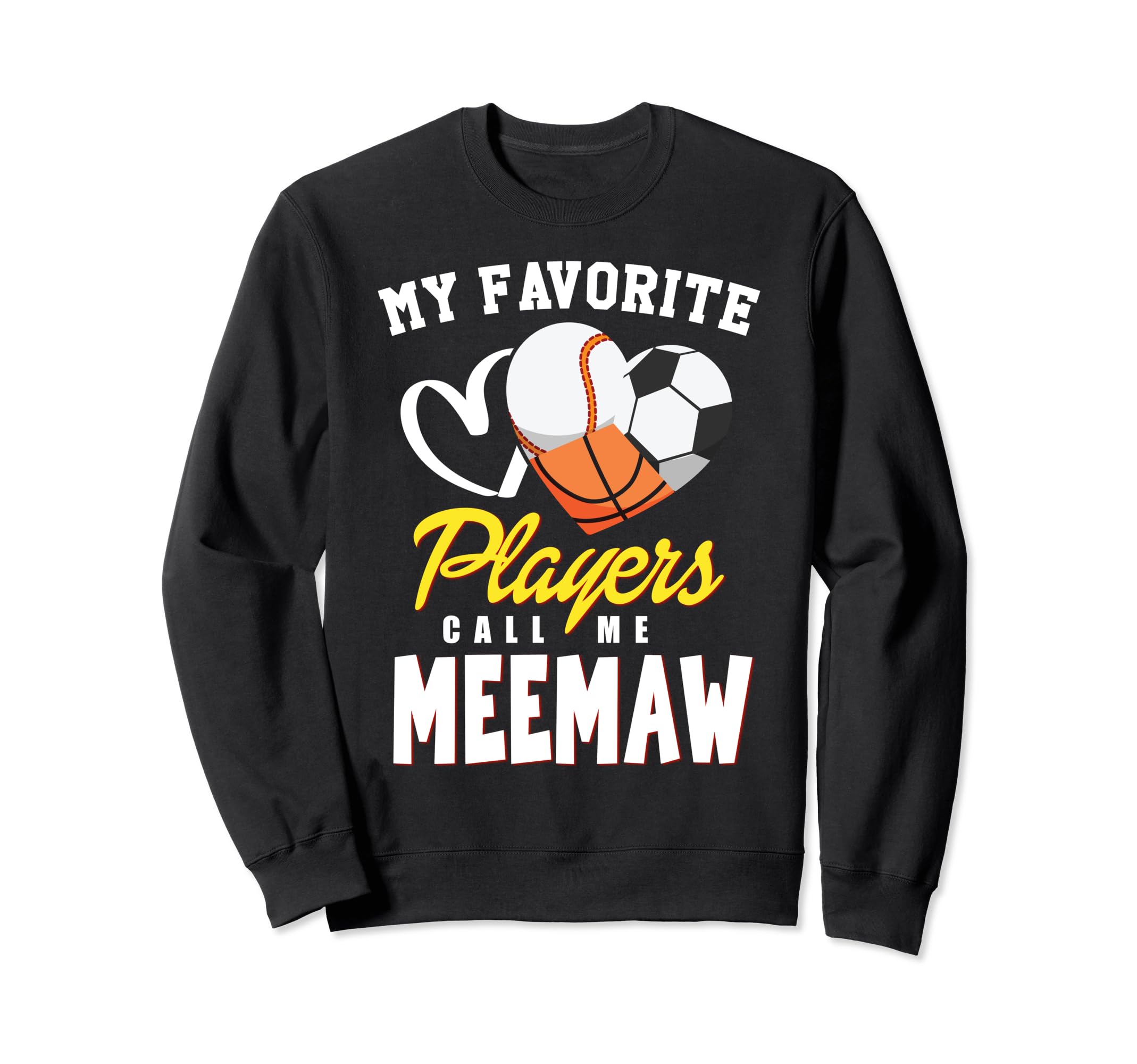 My Favorite Players Baseball Soccer Sweatshirt - Trendy Graphic Men Women - T-Shirt, Sweatshirt, Hoodie