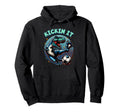 T Rex Dinosaur Soccer Player Ball Kickin Hoodie - Aesthetic Graphic Unisex - T-Shirt, Sweatshirt, Hoodie