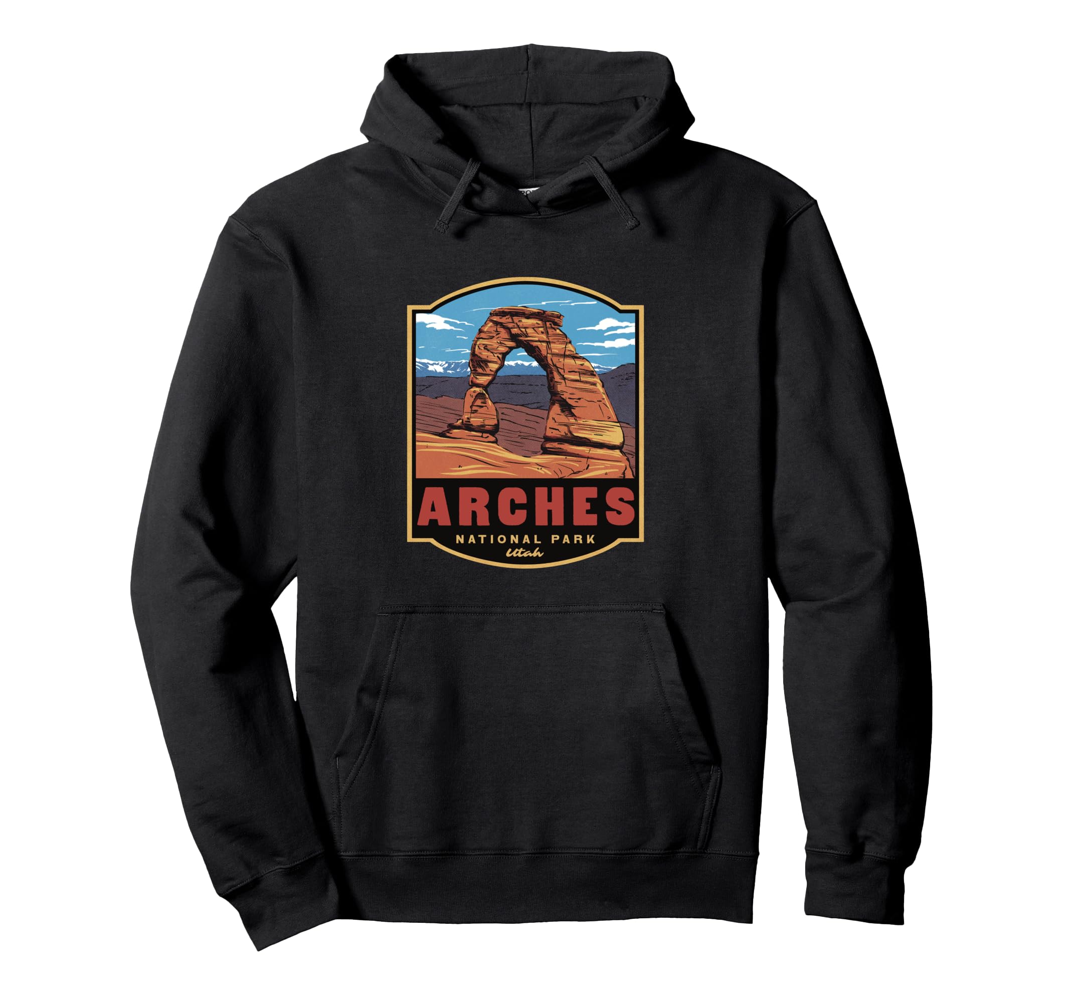 Arches National Park Utah Hoodie - Custom Art Print Unisex - T-Shirt, Sweatshirt, Hoodie