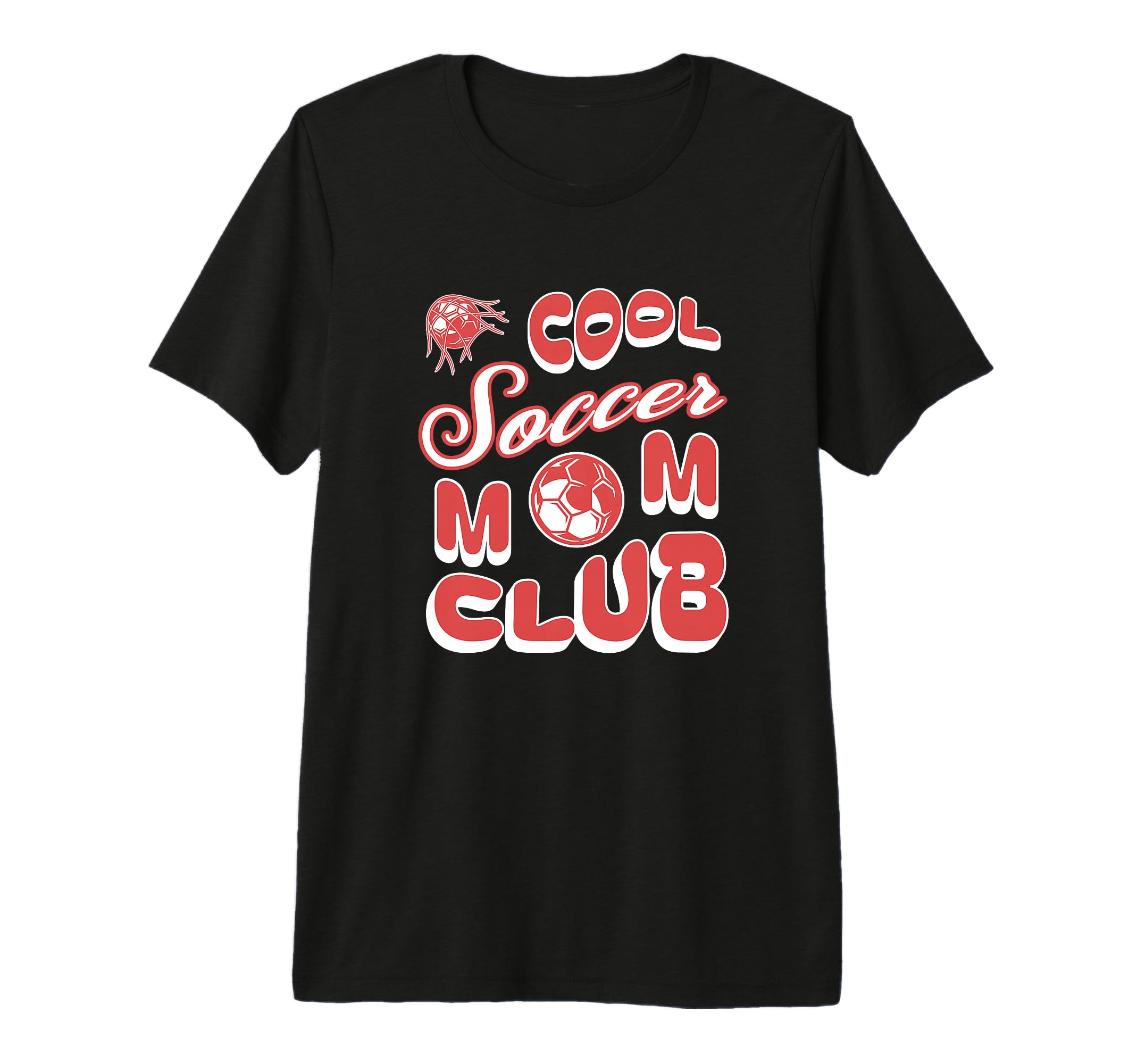 Soccer Mom Club Tri Blend T-Shirt - Aesthetic Graphic for Adults - T-Shirt, Sweatshirt, Hoodie