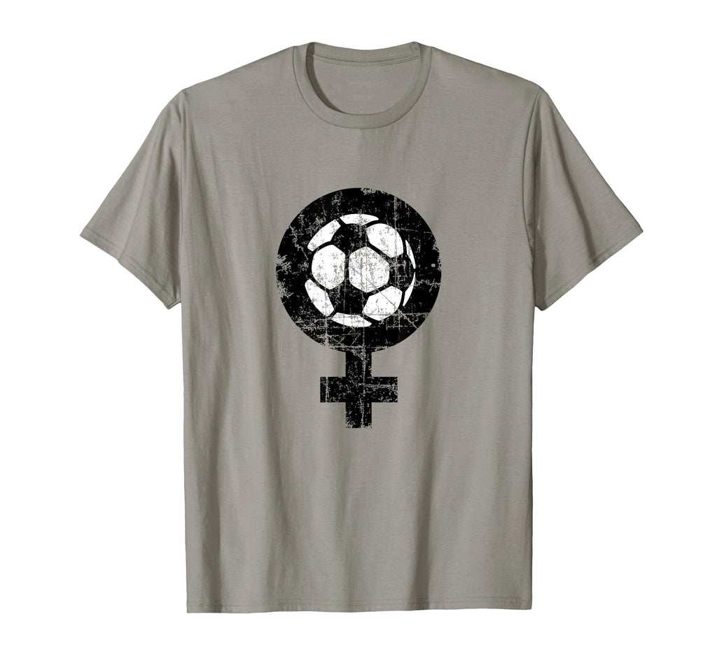 Female Womens Soccer Black White T-Shirt - Novelty Apparel Unisex - T-Shirt, Sweatshirt, Hoodie