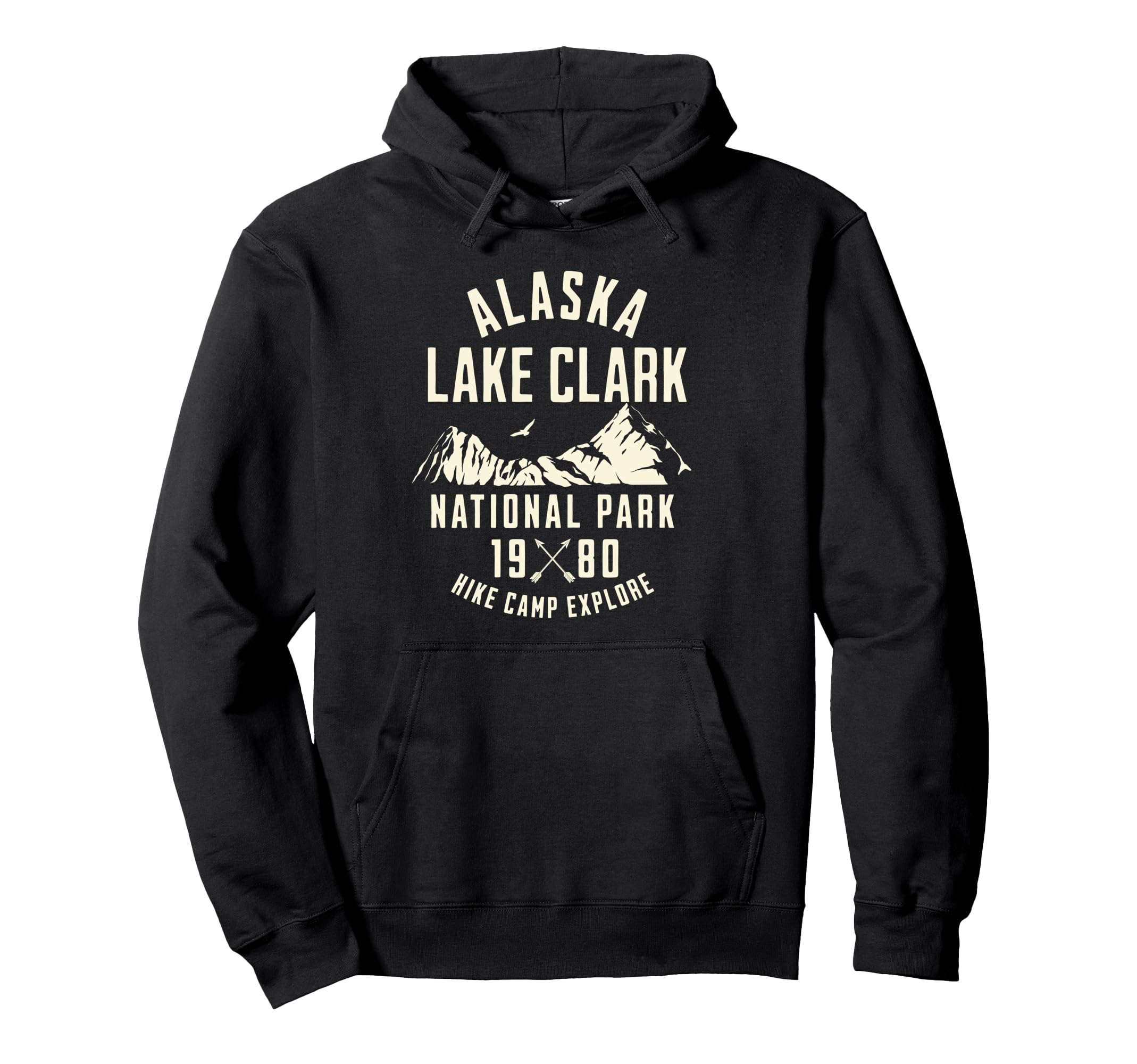 Lake Clark National Park Alaska T-Shirt - Fun Novelty Design for Adults - T-Shirt, Sweatshirt, Hoodie