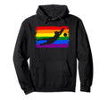 Lgbt Rainbow Flag Soccer Football Hoodie - Custom Art Print Unisex - T-Shirt, Sweatshirt, Hoodie