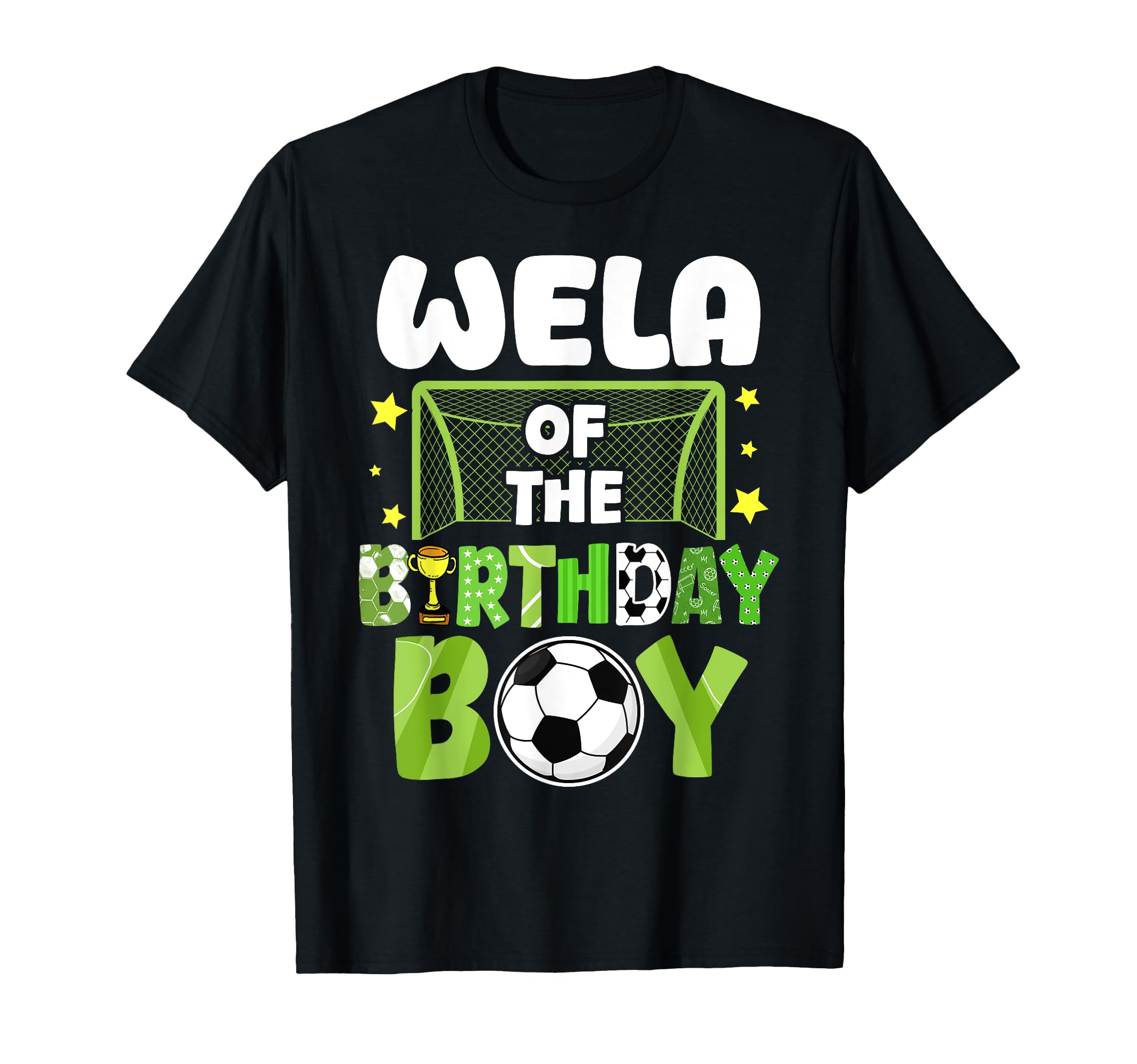 Soccer Wela Birthday Party Soccer Family T-Shirt - Minimalist Print Unisex - T-Shirt, Sweatshirt, Hoodie