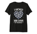 100 Days School Soccer Heart T-Shirt - Casual Everyday Wear for Adults - T-Shirt, Sweatshirt, Hoodie
