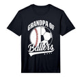 Mens Grandpa Ballers Soccer Baseball T-Shirt - Streetwear Style Men Women - T-Shirt, Sweatshirt, Hoodie