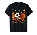 Tis Season Soccer Pumpkin Autumn Fall T-Shirt - Unique Graphic Men Women - T-Shirt, Sweatshirt, Hoodie