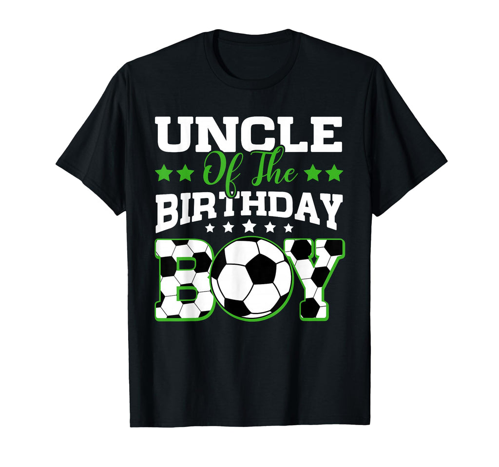 Uncle Birthday Soccer Family Matching T-Shirt - Graphic Print Men Women - T-Shirt, Sweatshirt, Hoodie