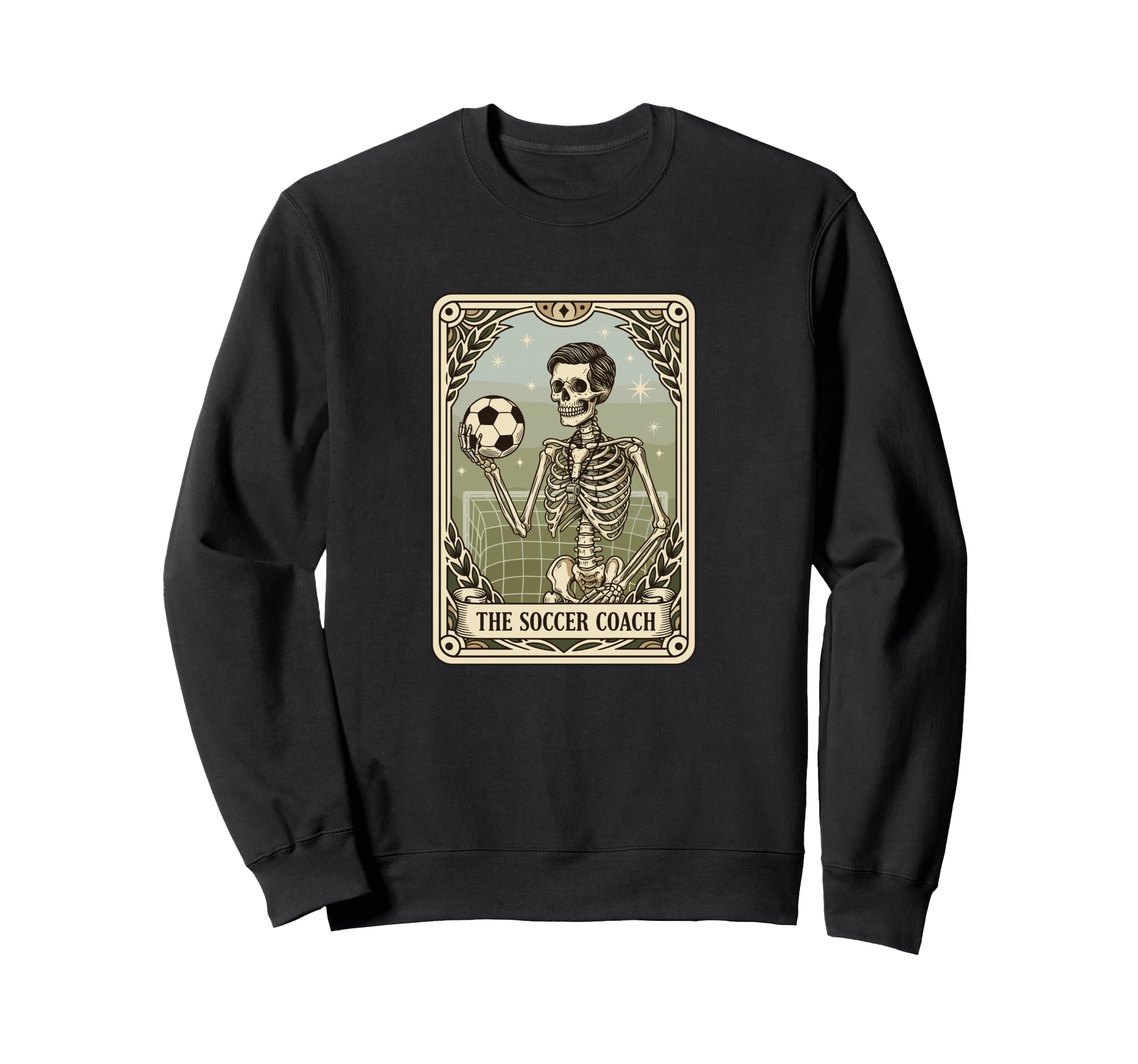 Skeleton Soccer Trainer Sweatshirt - Unique Graphic Men Women - T-Shirt, Sweatshirt, Hoodie
