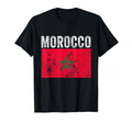 Moorish American Morocco Flag Moroccan T-Shirt - Graphic Print Men Women - T-Shirt, Sweatshirt, Hoodie