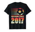Awesome Since 2017 Soccer 9Th T-Shirt - Novelty Apparel for Adults - T-Shirt, Sweatshirt, Hoodie